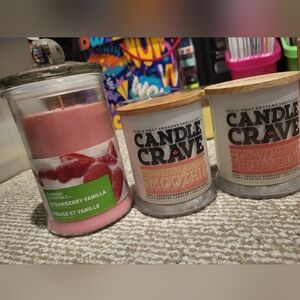 Strawberry Candle Lot